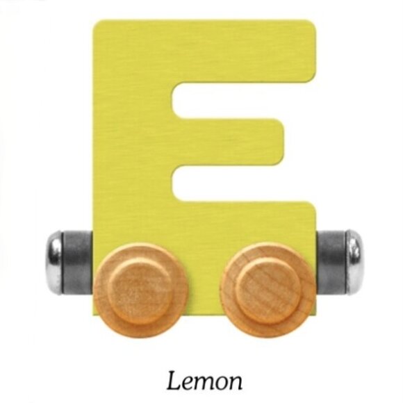NWT NameTrains Pastel Letter "E" (Yellow) - Picture 1 of 6